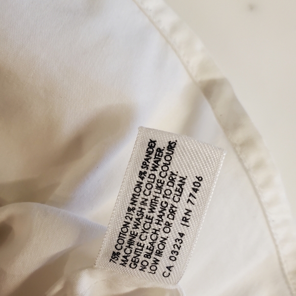 Club Monaco / White Sleeveless Blouse with Ruffle Detail / White / Size XS - Picture 5 of 5